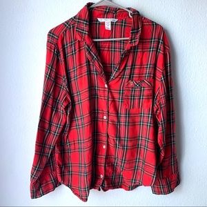 Victoria’s Secret Longsleeve Red Flannel